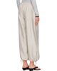 St. Agni St. Agni Off-White Silk Adjustable Balloon Lounge Pants - 3