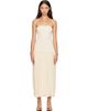St. Agni St. Agni Off-White Strapless Balloon Hem Maxi Dress - 1