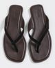 St. Agni St. Agni Opanka Suede Sandals Black/Coffee - 5