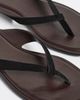 St. Agni St. Agni Opanka Suede Sandals Black/Coffee - 6