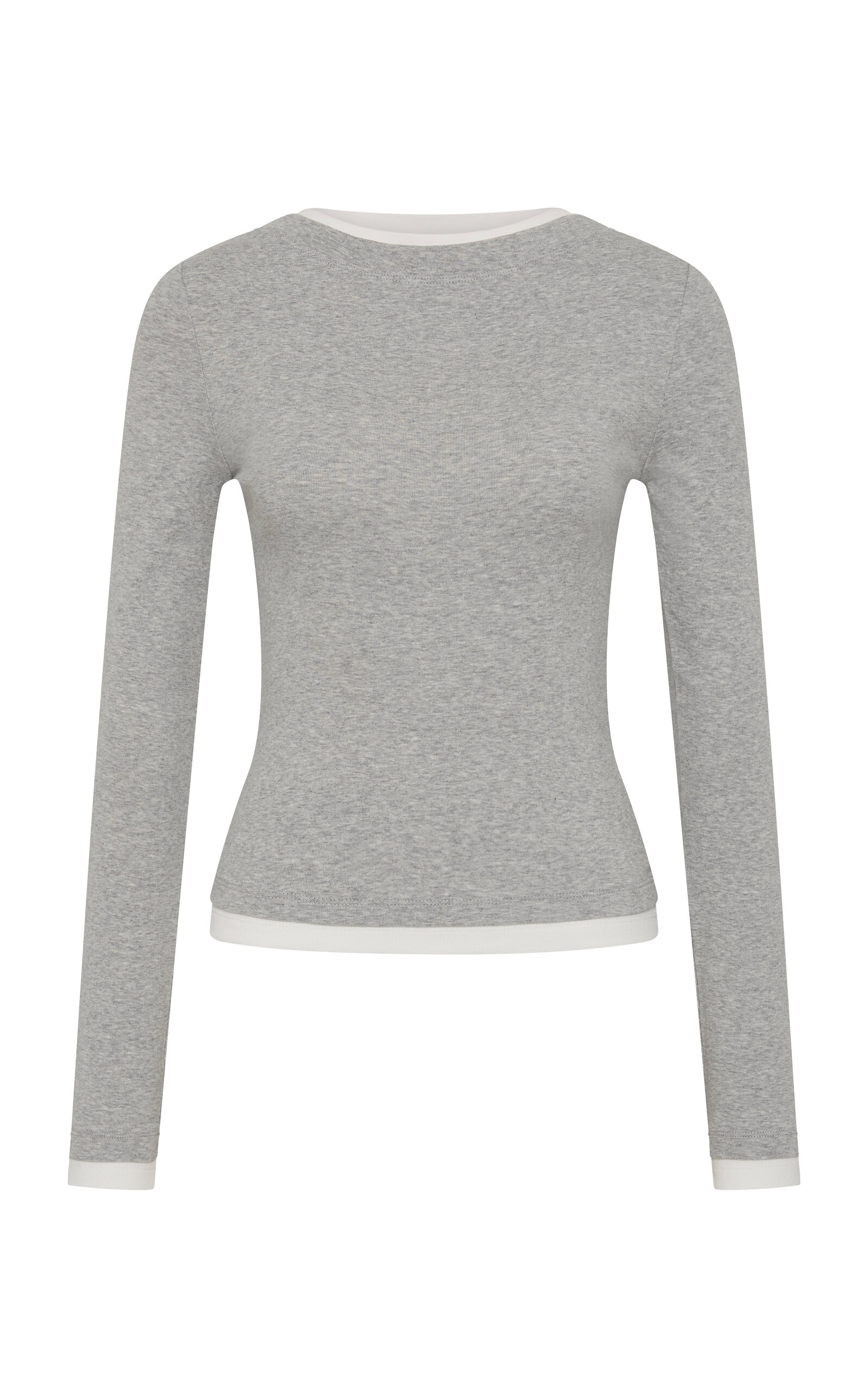 St. Agni St. Agni Organic Cotton Ballerina Layered LongSleeve Top