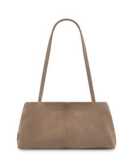 St. Agni St. Agni Origami Medium Suede Shoulder Bag