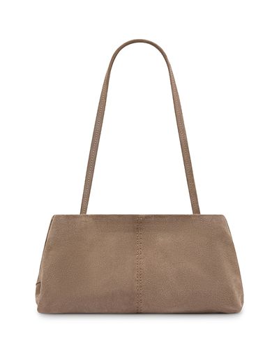 St. Agni St. Agni Origami Medium Suede Shoulder Bag