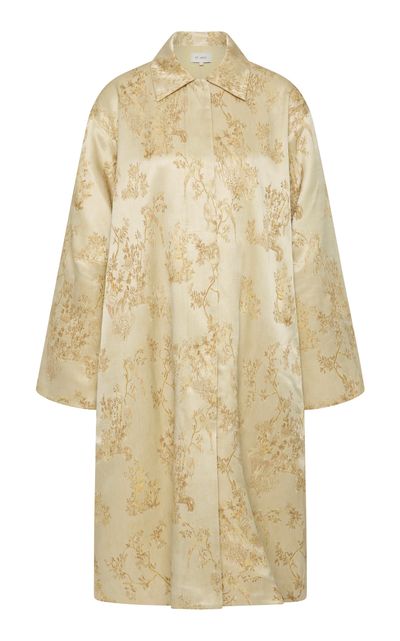 St. Agni St. Agni Ornate SilkWool Coat