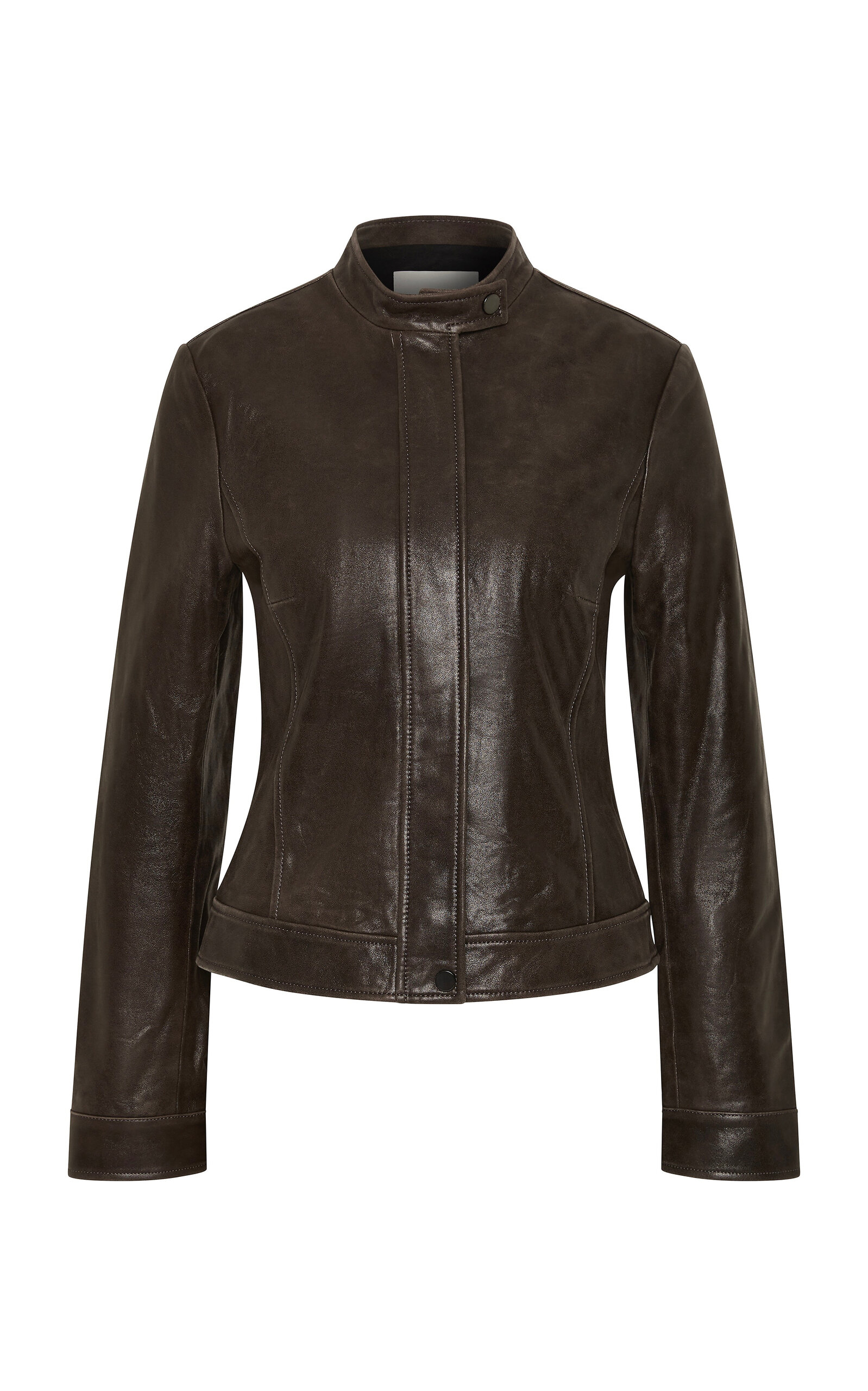 St. Agni St. Agni Panel Moto Leather Jacket