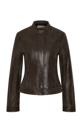 St. Agni St. Agni Panel Moto Leather Jacket