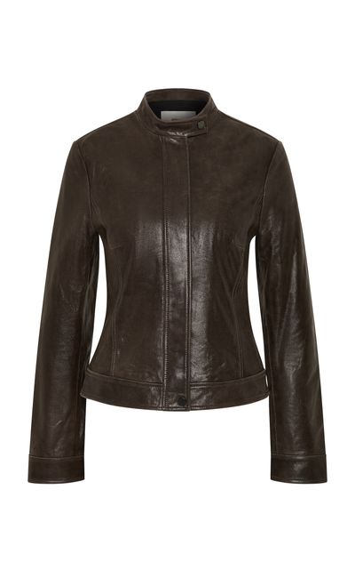 St. Agni St. Agni Panel Moto Leather Jacket