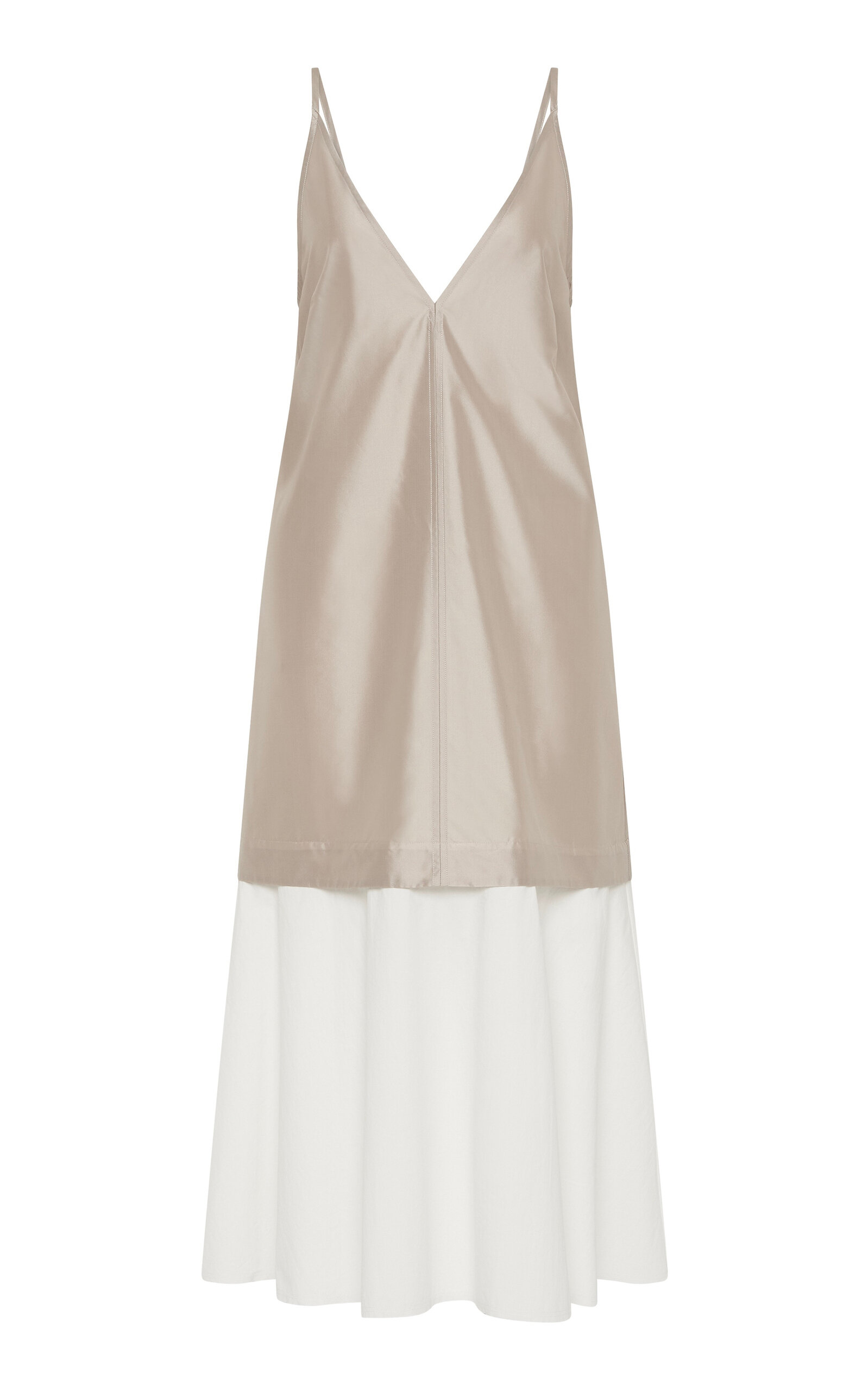 St. Agni St. Agni Paper Taffeta Silk Cotton Dress