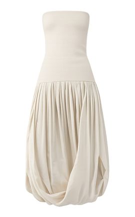 St. Agni St. Agni Raw Balloon Silk Dress