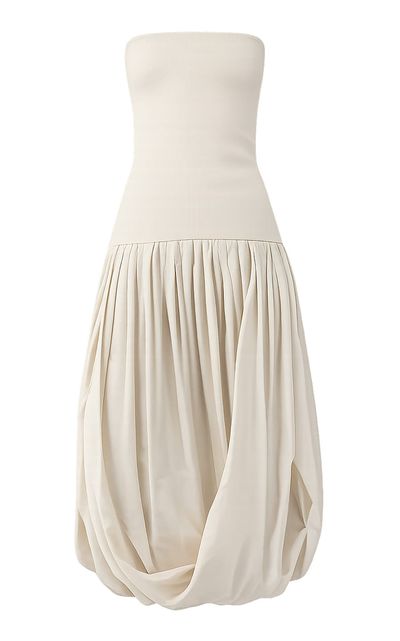 St. Agni St. Agni Raw Balloon Silk Dress