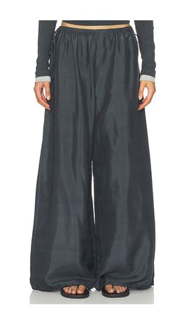 St. Agni St. Agni Silk Adjustable Balloon Pants
