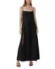St. Agni St. Agni Silk Twill Cummerbund Dress - 1
