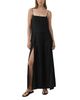 St. Agni St. Agni Silk Twill Cummerbund Dress - 3
