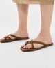 St. Agni St. Agni Soft Strap Slides toffee suede - 3