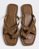 St. Agni St. Agni Soft Strap Slides toffee suede - 5
