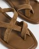 St. Agni St. Agni Soft Strap Slides toffee suede - 6