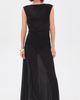 St. Agni St. Agni Stretch Silk Bateau Dress Black - 2