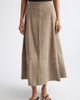 ST. AGNI ST. AGNI Suede Circle Midi Skirt - 1