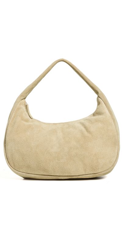 St. Agni St. Agni Suede Large Bon Bon Bag Rock One