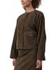 St. Agni St. Agni Suede Utility Cocoon Jacket - 4