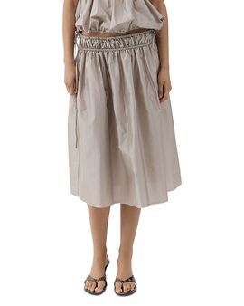 St. Agni St. Agni Taffeta Drawstring Skirt