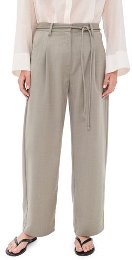 St. Agni St. Agni Tailored Barrel Pants Light Taupe