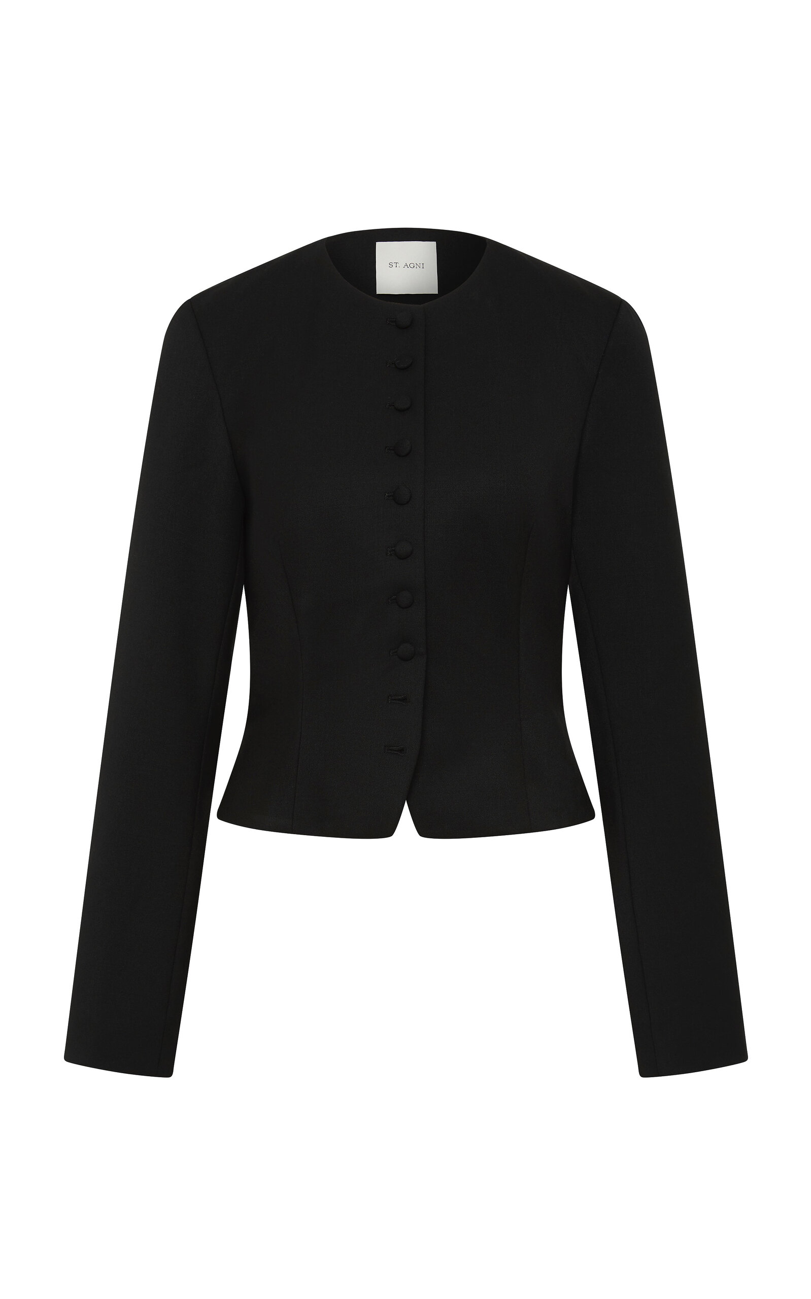 St. Agni St. Agni Tailored WoolBlend Button Jacket