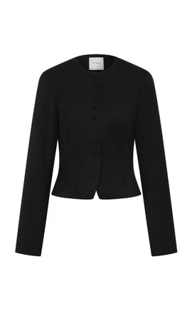 St. Agni St. Agni Tailored WoolBlend Button Jacket