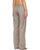 St. Agni St. Agni Taupe 90s Wool Rouleau Minimal Trousers - 3