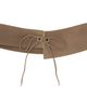 St. Agni St. Agni Taupe Suede Asymmetric Belt - 1