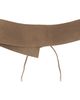 St. Agni St. Agni Taupe Suede Asymmetric Belt - 2