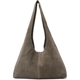 St. Agni St. Agni Taupe Suede Soft Bag