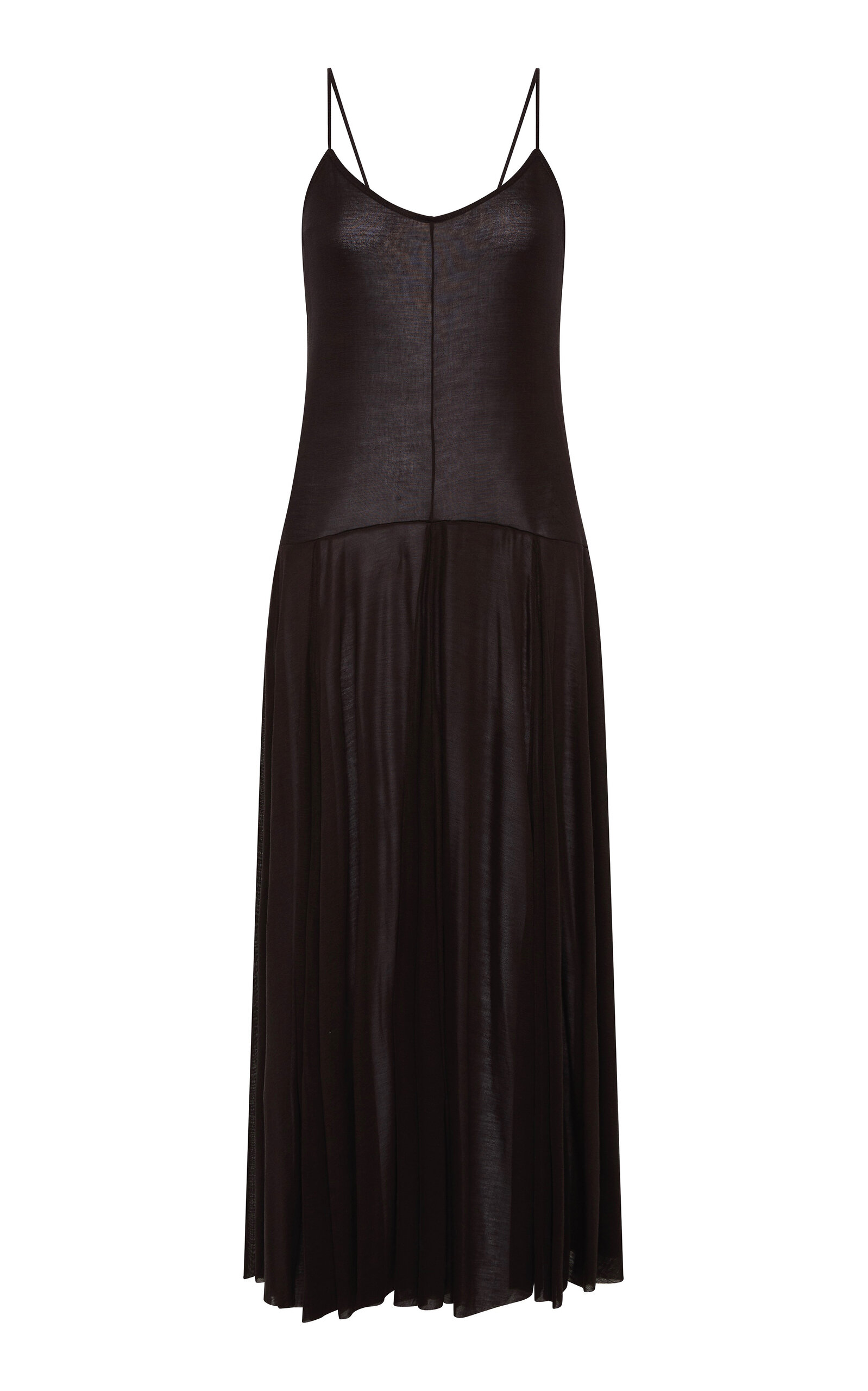 St. Agni St. Agni Tissue Jersey Godet Lyocell Dress