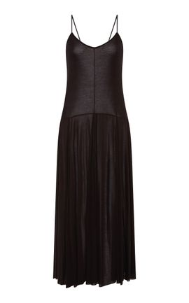 St. Agni St. Agni Tissue Jersey Godet Lyocell Dress