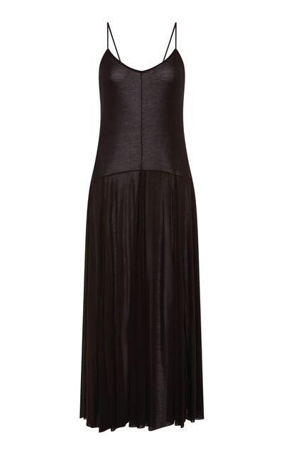 St. Agni St. Agni Tissue Jersey Godet Lyocell Dress
