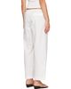 St. Agni St. Agni White Fine Rouleau Crop Trousers - 3