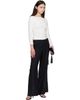 St. Agni St. Agni White Soft Jersey Ballerina Long Sleeve T-shirt - 4