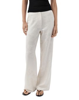 St. Agni St. Agni Wool & Silk Jacquard Pants
