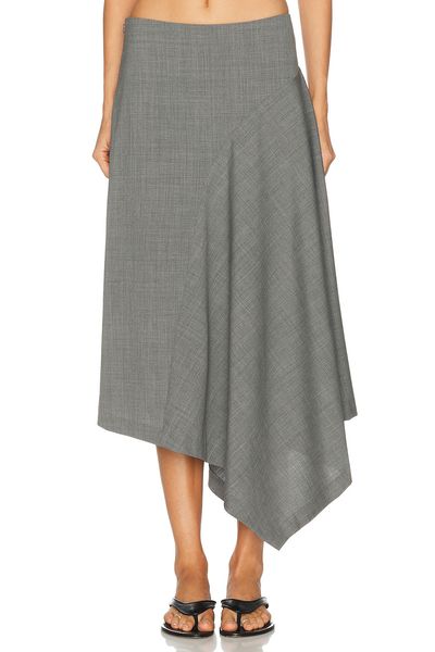 St. Agni St. Agni Wool Asymmetric Skirt