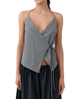 St. Agni St Agni Wool Blend Rouleau Halter Top