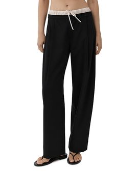 St. Agni St. Agni Wool Layered Waist Balloon Pants