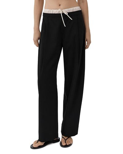St. Agni St. Agni Wool Layered Waist Balloon Pants