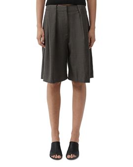 St. Agni St. Agni Wool Pleat Loop Shorts