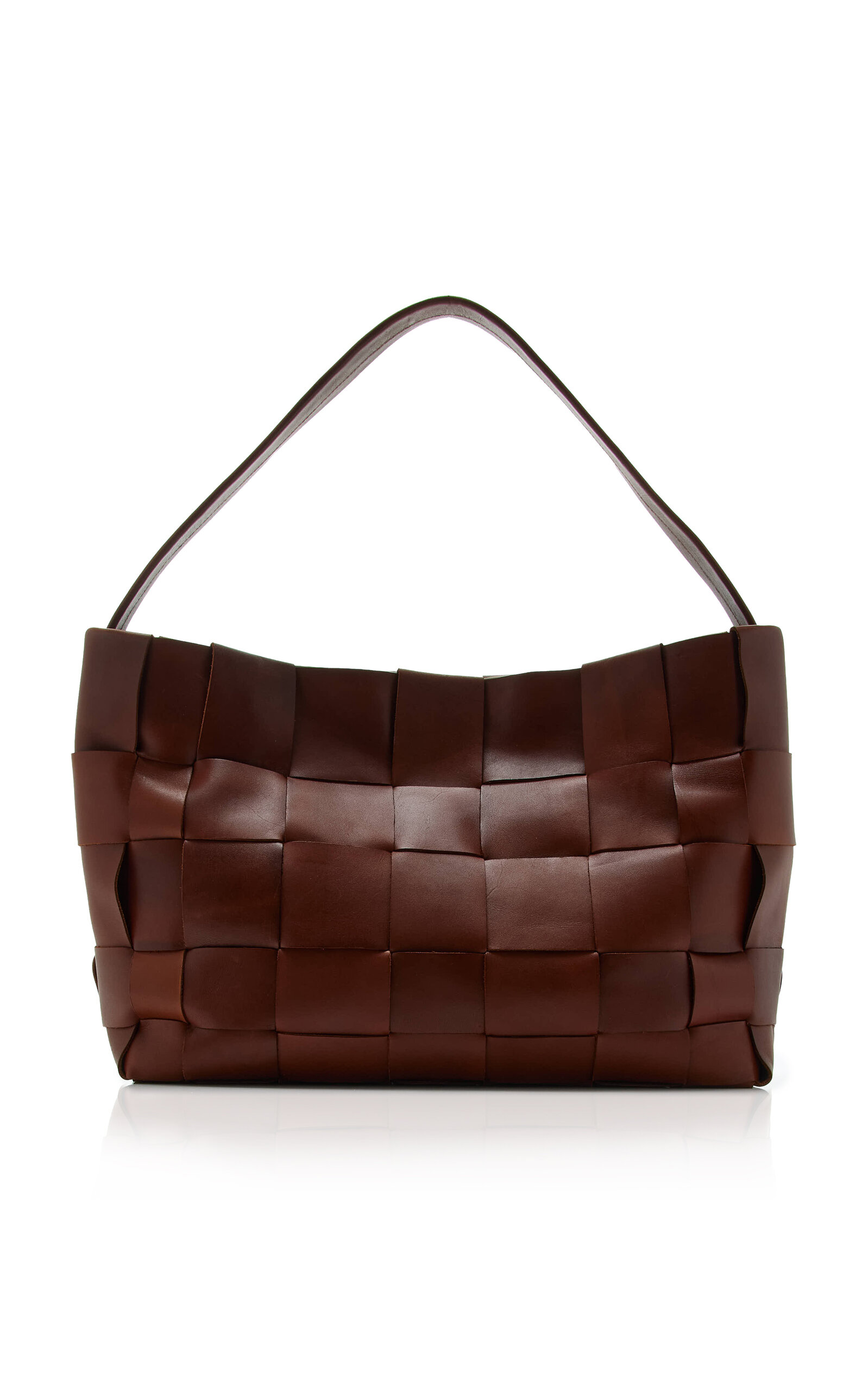 St. Agni St. Agni Woven Leather Large Tote Bag