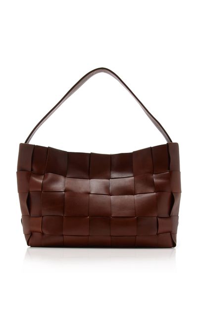 St. Agni St. Agni Woven Leather Large Tote Bag
