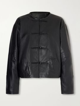 ST. AGNI Tang leather jacket