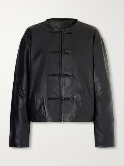 ST. AGNI Tang leather jacket