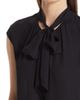 St. John Collection St. John Collection Tie Neck Double Silk Georgette Shell - 5