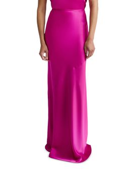 St. John St. John Beverly Fit Liquid Satin Skirt