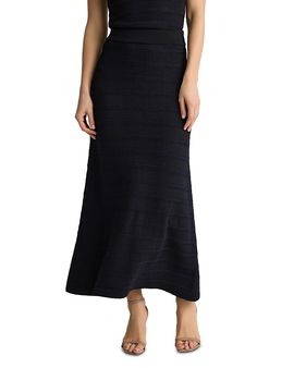 St. John St. John Breton Stripe Skirt